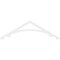 Ekena Millwork Pitch Legacy Architectural Grade PVC Gable Pediment, 72"W x 21"H x 1"P (7/12) GPP072X021X100LEG - alternate 5